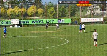 大连人2-0第39分钟林良铭射门,林良铭补时破门大连人