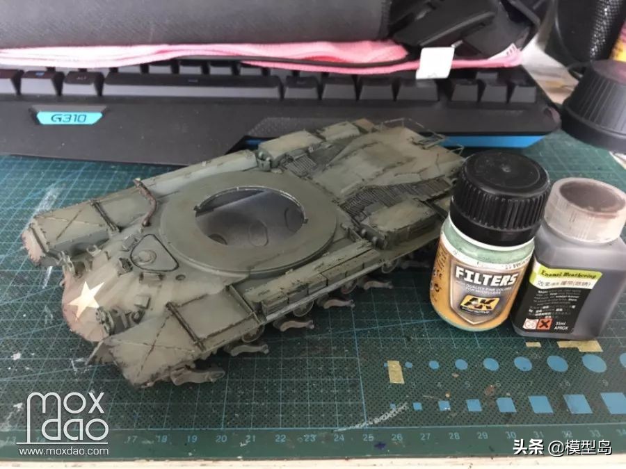 t34-85中型坦克模型,现代1:35主战坦克模型