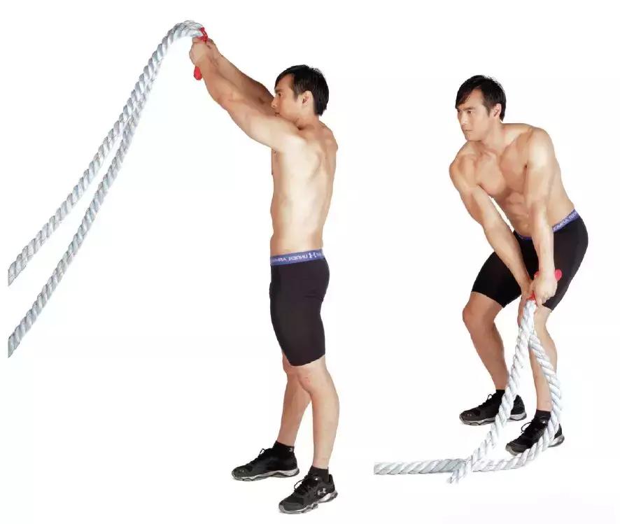 9种战绳燃脂训练,战绳的燃脂效果