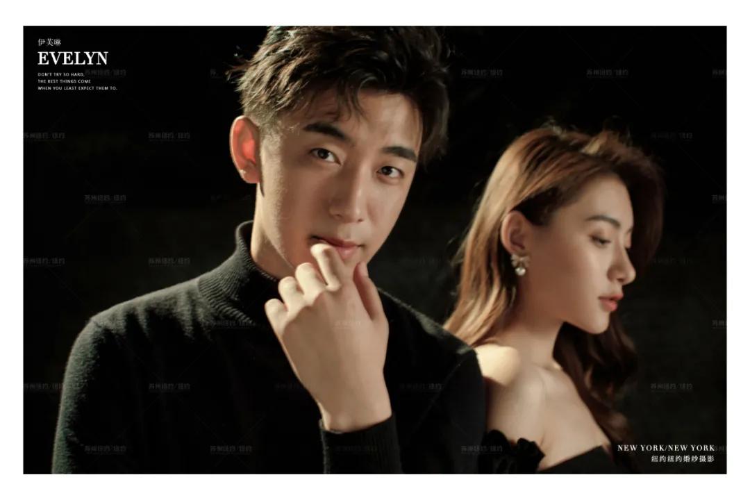 莫奈油画调色婚纱照,法式油画赫本风婚纱照