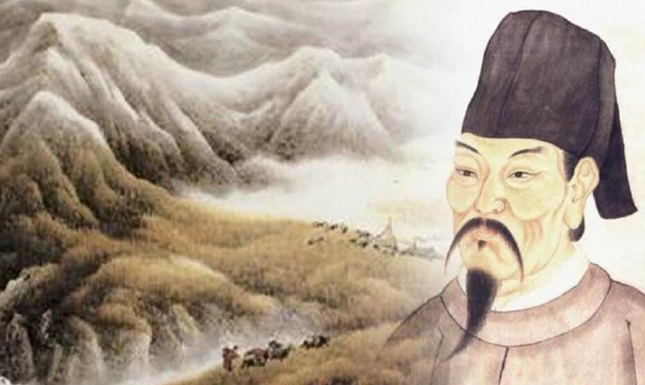 九岁知属辞，赴长安入仕；渐看破红尘，终成一代诗佛