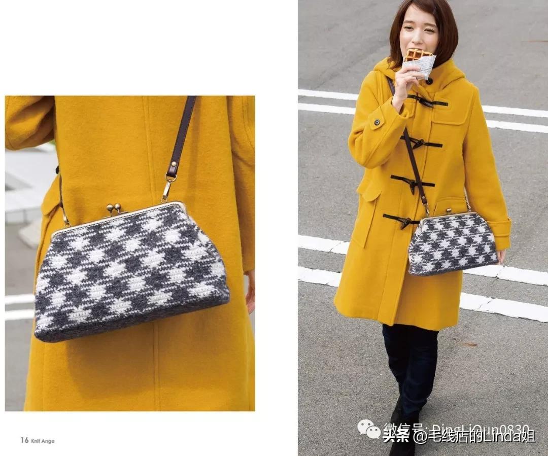 二十多款时尚的钩针包包图解,最新款的包包钩针图解