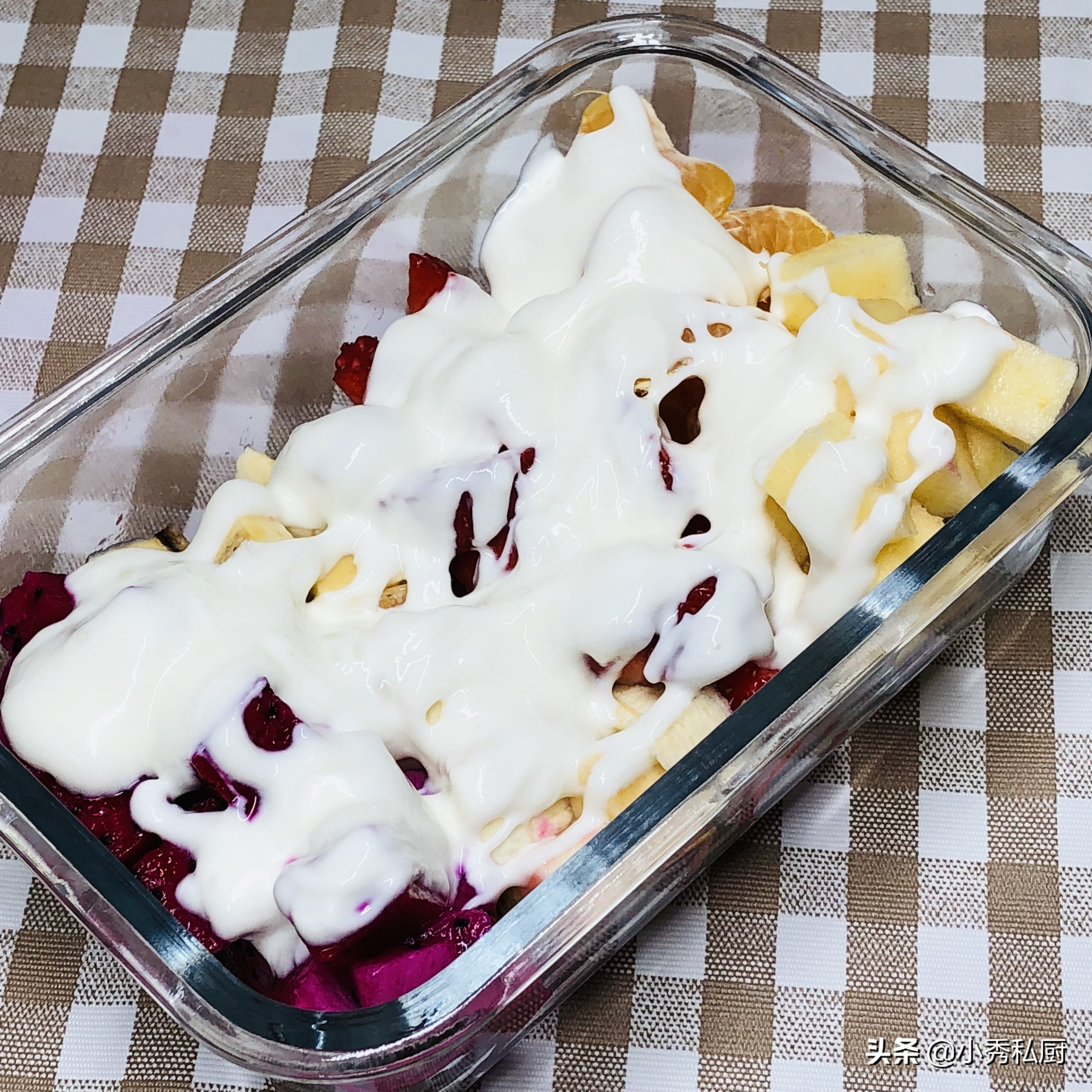 酸奶水果减肥做法大全,酸奶水果捞多种酸奶口味怎么做