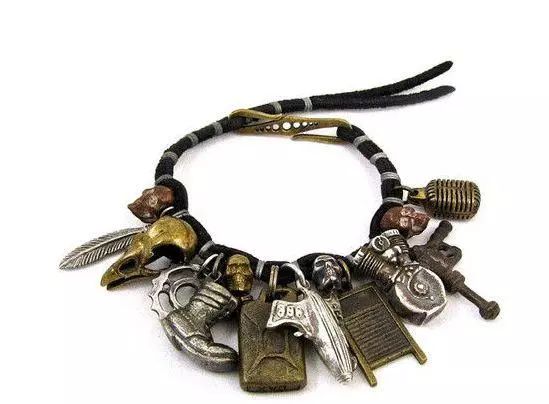 男士简约手串搭配,男人手串搭配