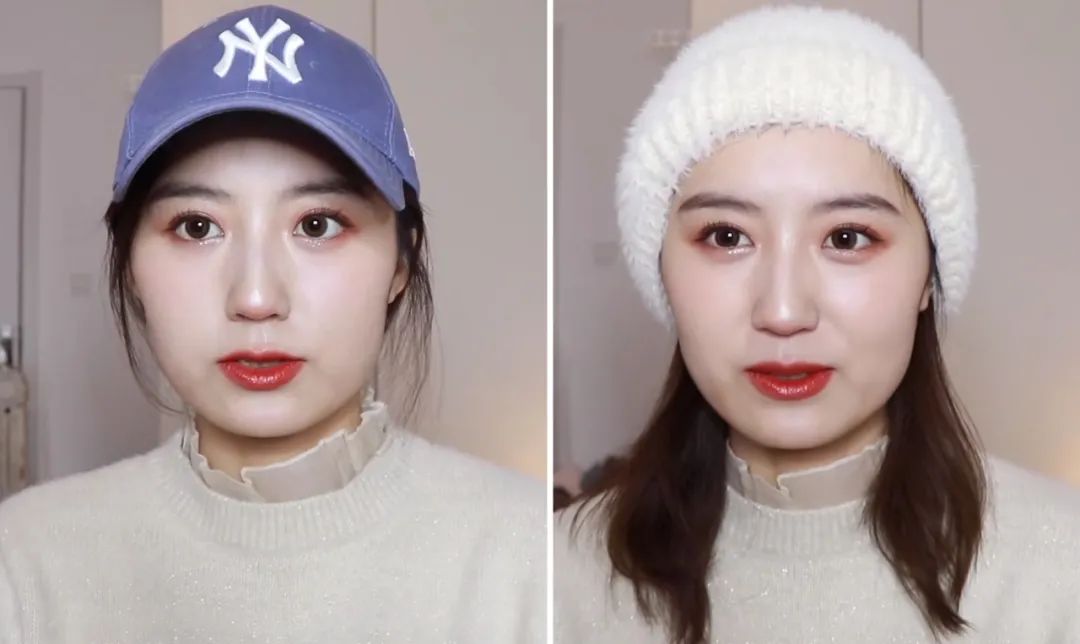 妈妈帽子大脸专用显脸小,棒球帽白色和黑色帽子哪个显脸小