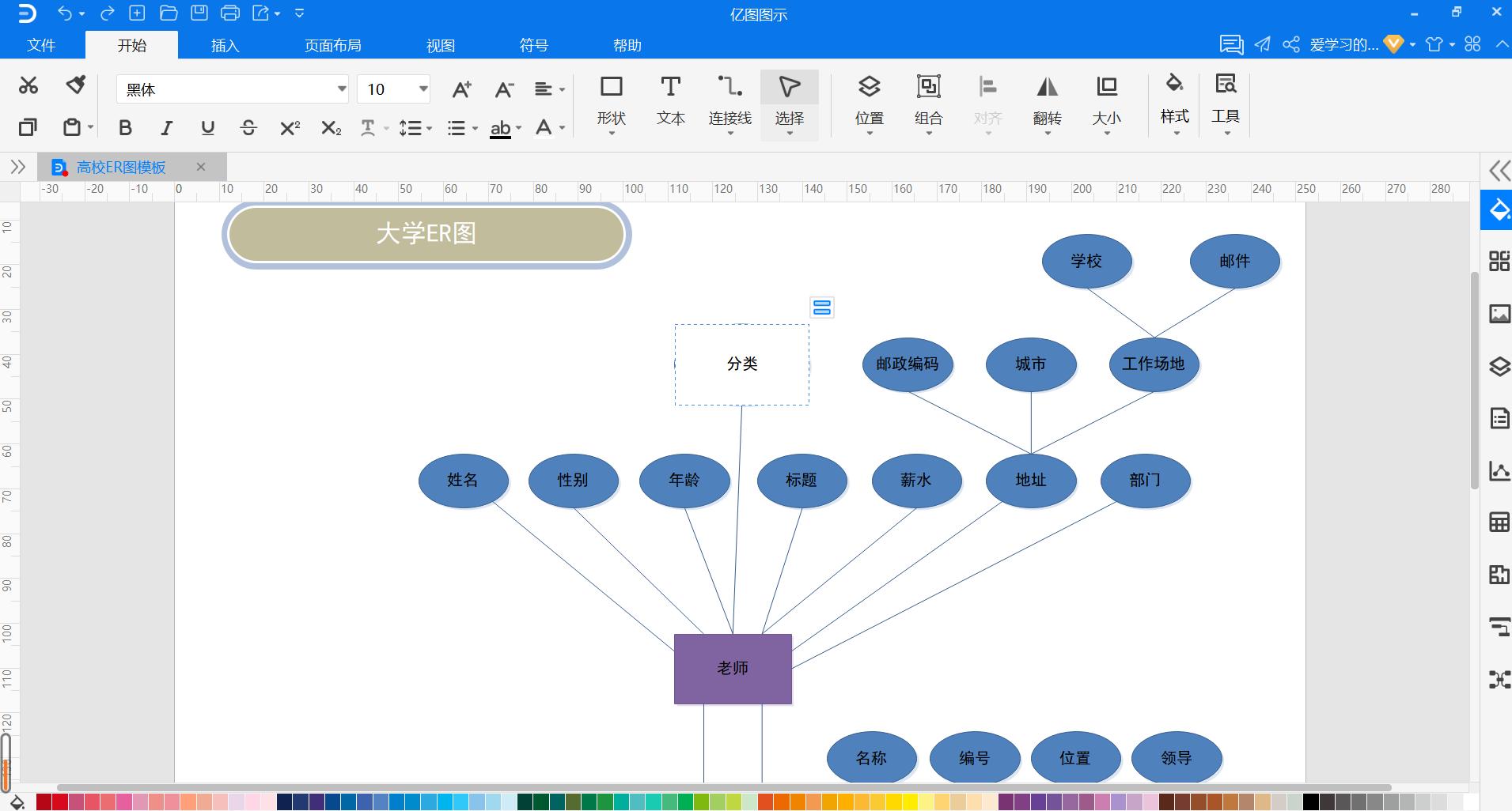 er模型图用什么软件画,er模型建模方法