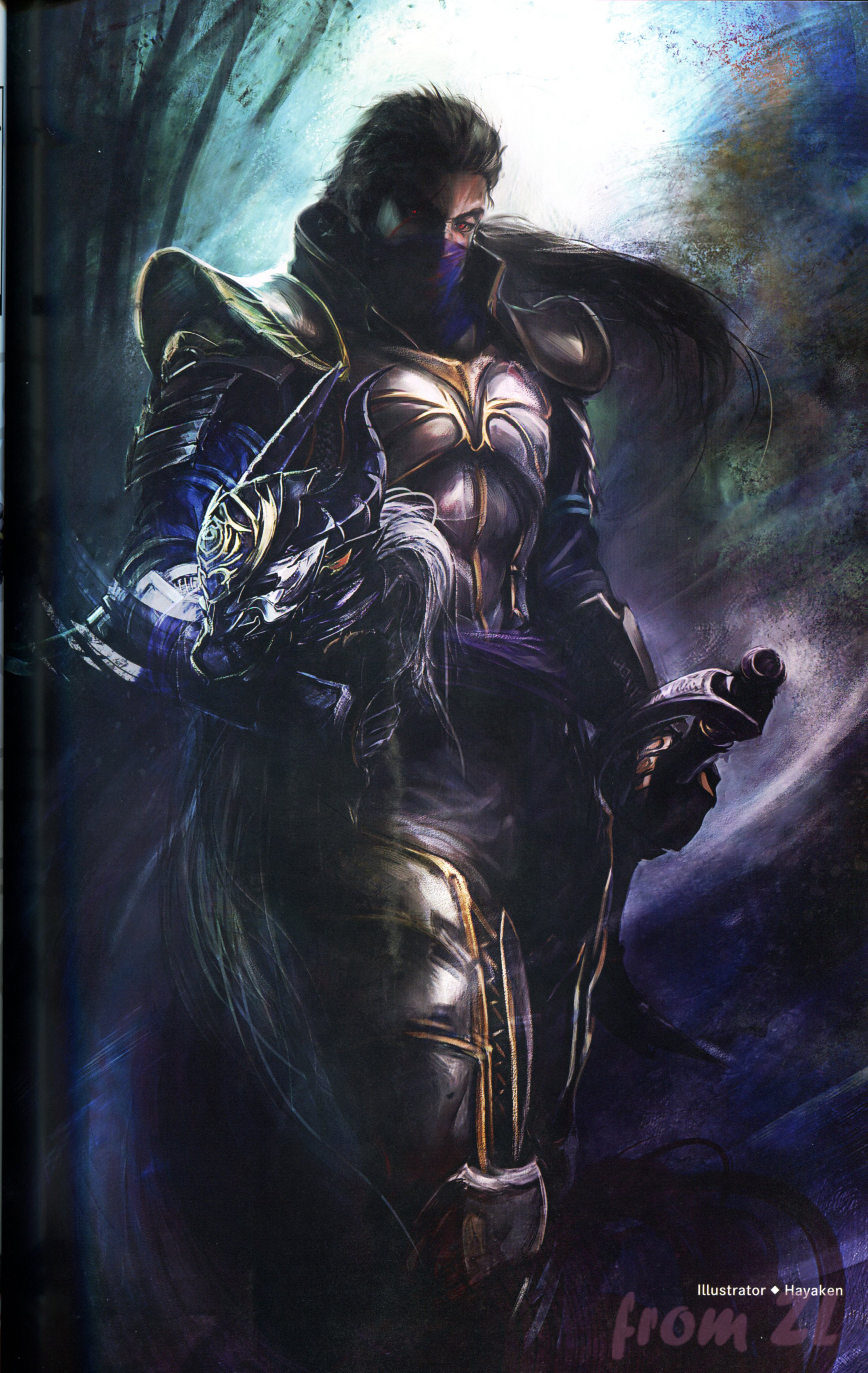 战国无双4设定角色原画集，神无双极意55名武将CG插画壁纸欣赏