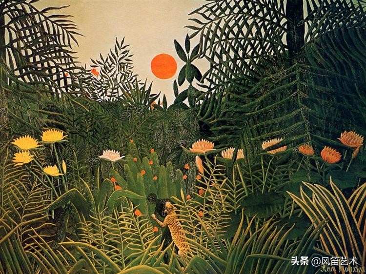 亨利卢梭梦幻世界,亨利卢梭的艺术品评
