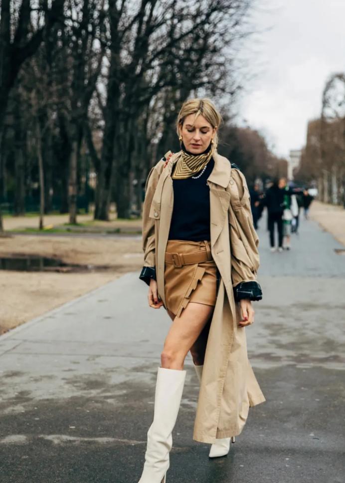 简单粗暴却满满时尚感的丝巾系法,丝巾的三种时尚系法小技巧