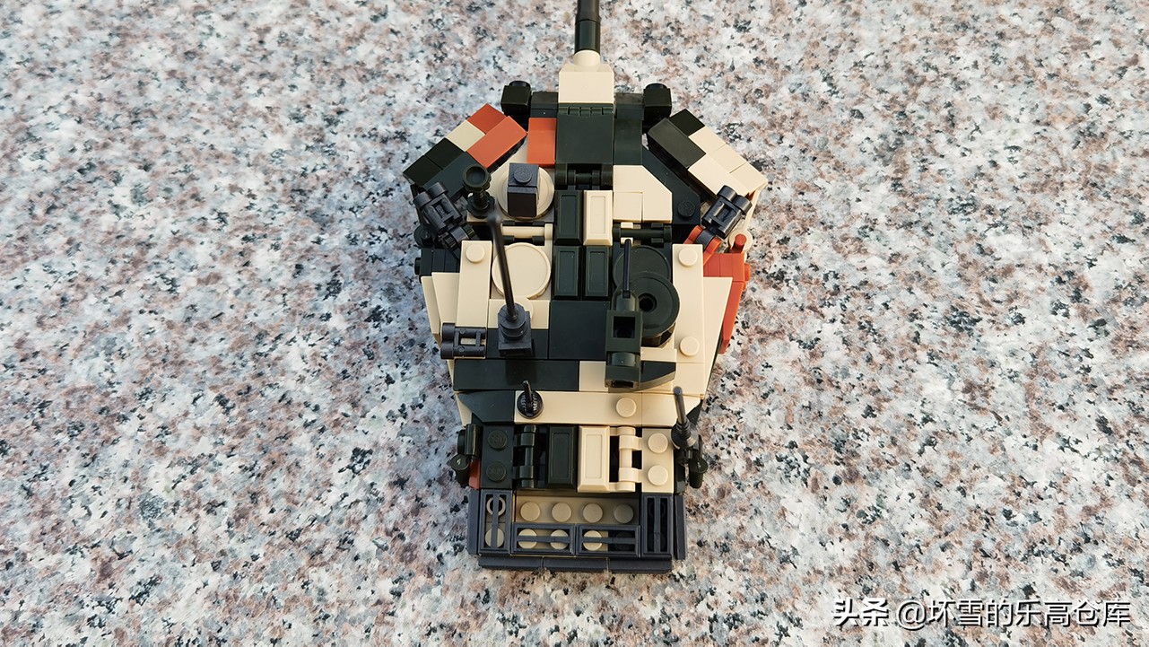 积木t90坦克带悬挂的,启蒙坦克积木虎式t90