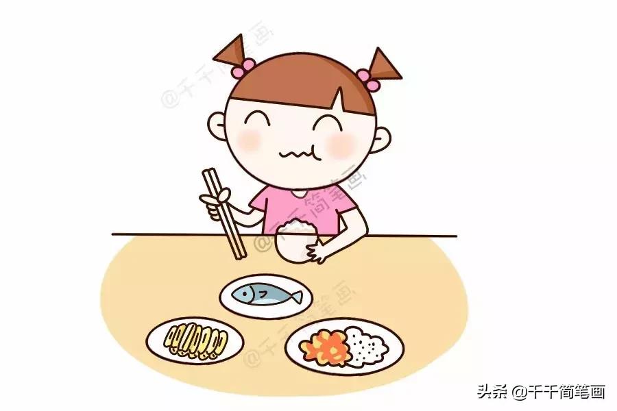 人物创意简笔画儿童,家长特色简笔画