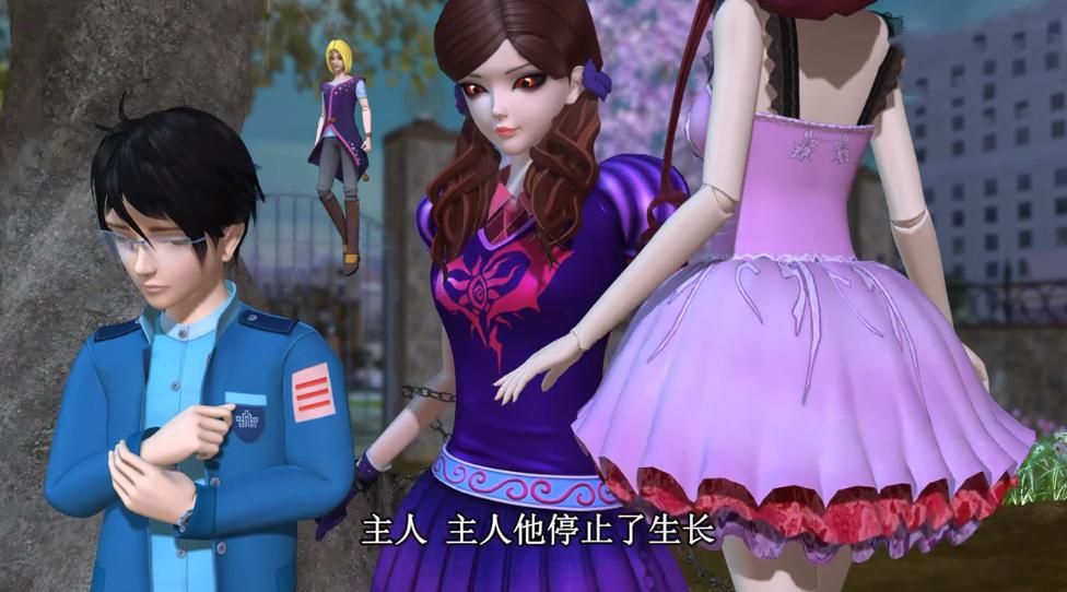 叶罗丽孔雀和白光莹,叶罗丽孔雀给茉莉穿衣服