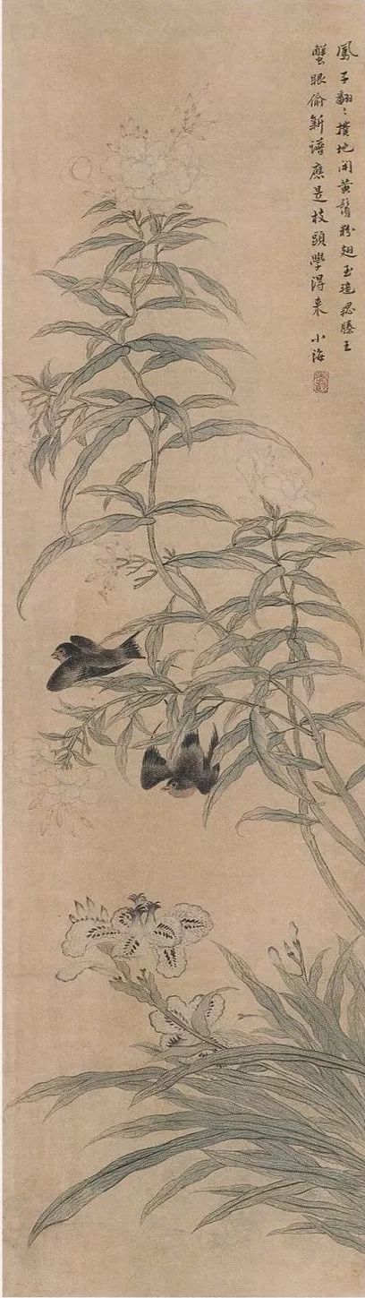 清代花鸟鱼虫画,清代国画名家花鸟鱼虫