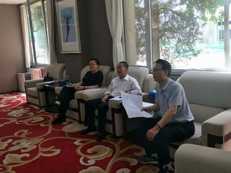 白银市到国家体育总局进行专题汇报