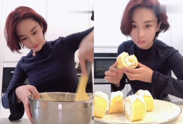 张馨予深夜晒美食照,张馨予晒的美食