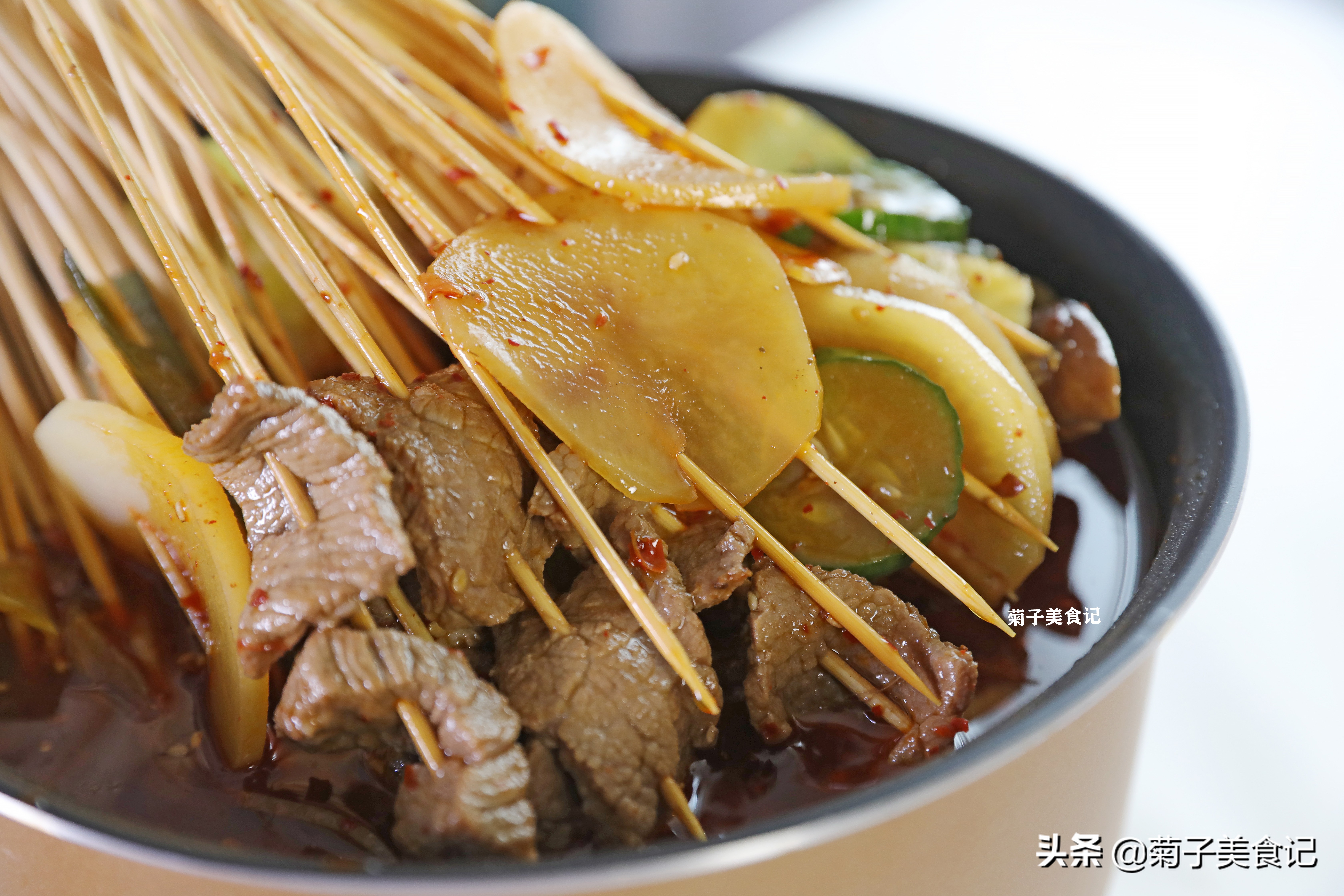 四川小吃特产冷锅串串,四川成都串串火锅菜品