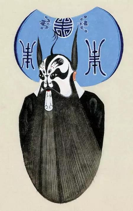 张飞京剧脸谱图片,卡通京剧脸谱图片