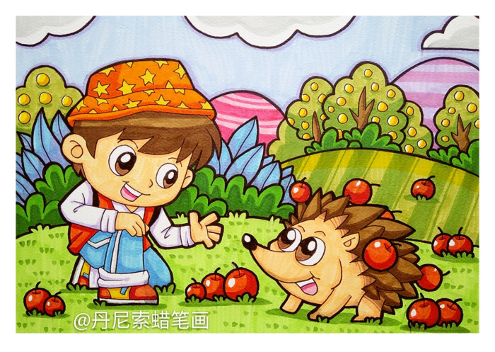 8-12岁儿童绘画范画,简单又好画的儿童画大全