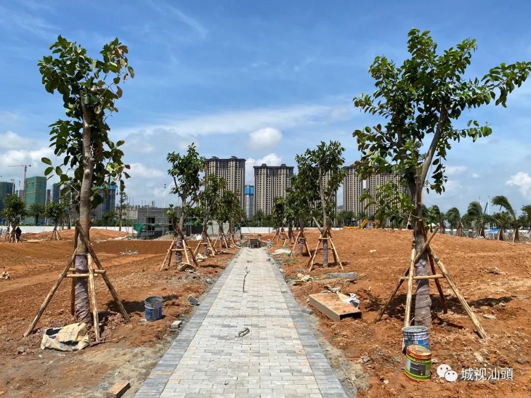 汕头东海岸新溪侨韵公园规划详图,新建的汕头东海岸公园