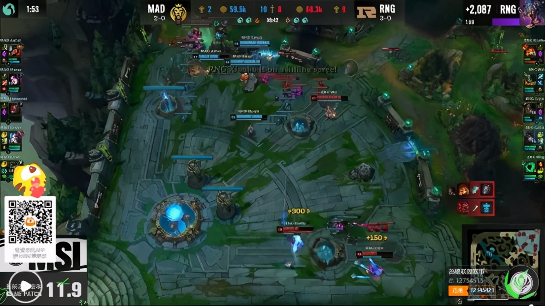 2021季中赛对抗赛RNG1:0MAD成为对抗赛唯一不败战队，豪取四连胜