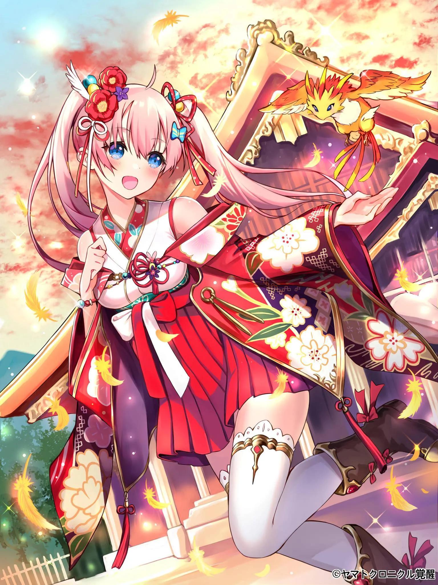 好看的二次元插画,美图壁纸风景二次元少女