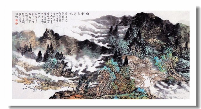 李向鸿山水画精品欣赏,李雁飞写意山水画