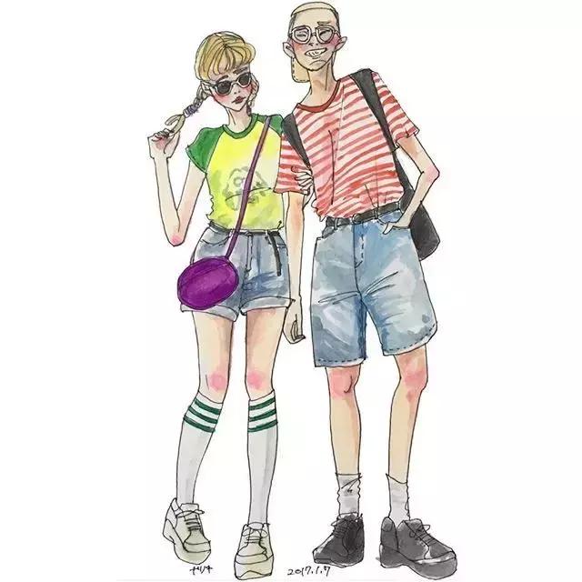 插画怎么搭配,插画教程服装设计