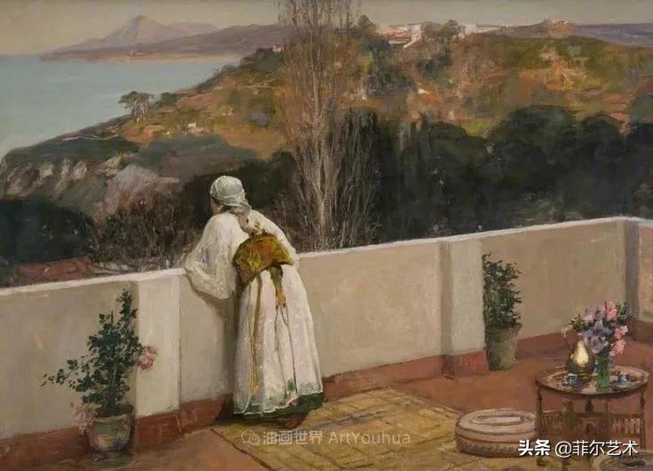 爱尔兰画家的风景油画欣赏,胡安米罗油画作品欣赏