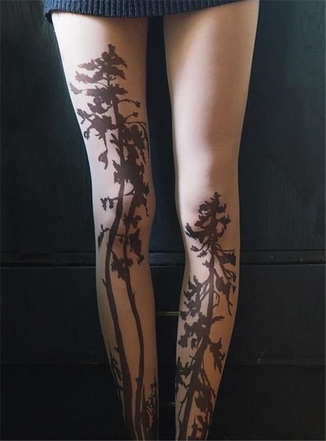 长筒袜配高跟,蕾丝长筒袜除了配高跟还有啥