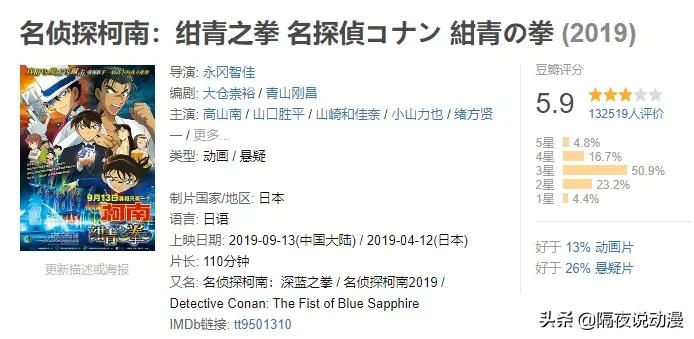 从未有过的“同步上映”！是《柯南》的救星？还是遮羞布的撕破？