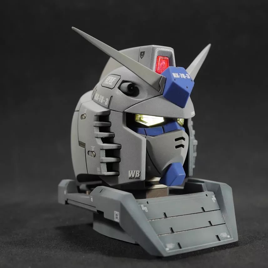 顶级高达模型自制,自制高达石像模型