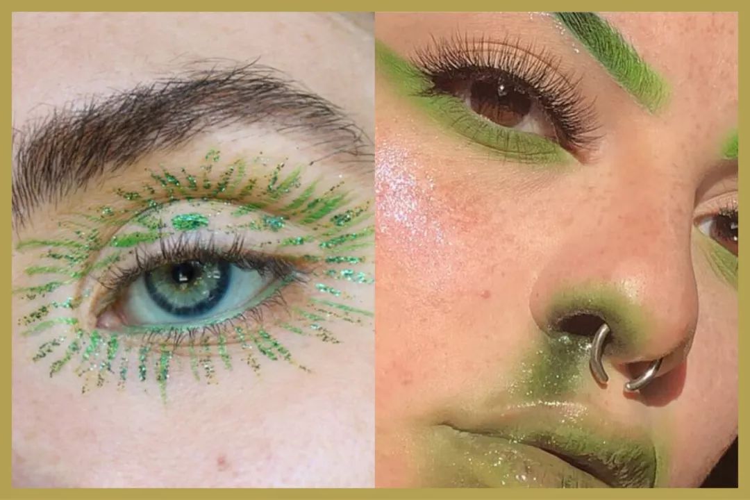 清透显白裸色,清新显白的牛油果绿