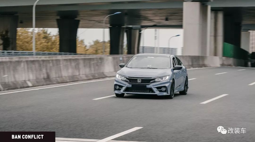 水泥灰十代思域改装,思域十代改装水泥灰