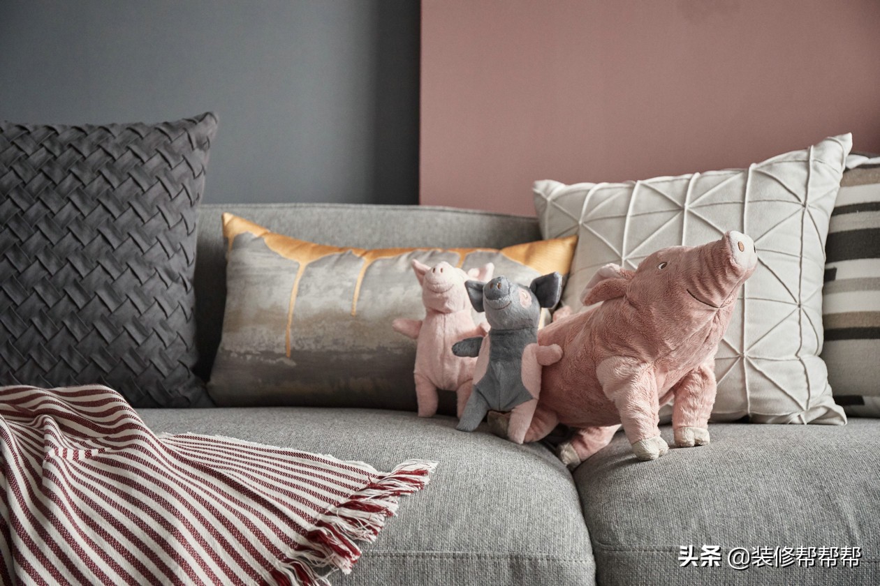 89㎡撩人北欧风，高级灰，烟粉色，气质优雅颜值爆升！