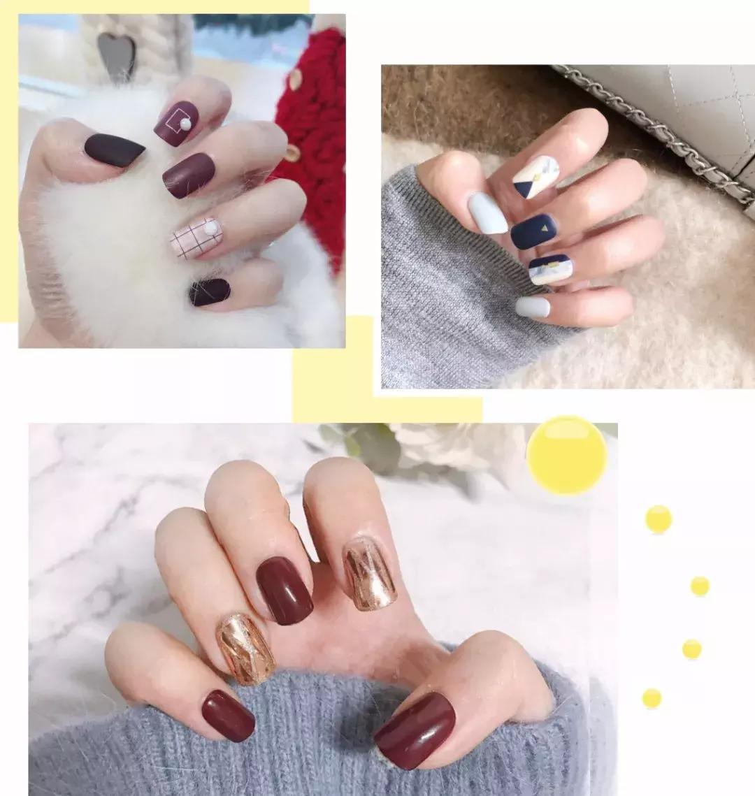 抖音网红脚趾美甲贴,抖音美甲贴甲片