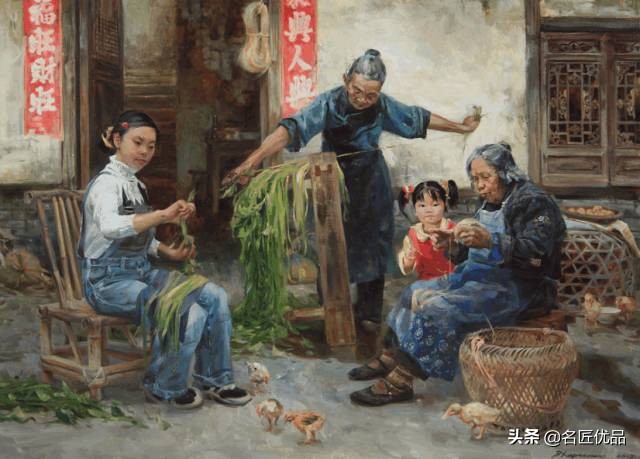 谁来超越他的油画？这浓郁的中国气息，居然是老外画的