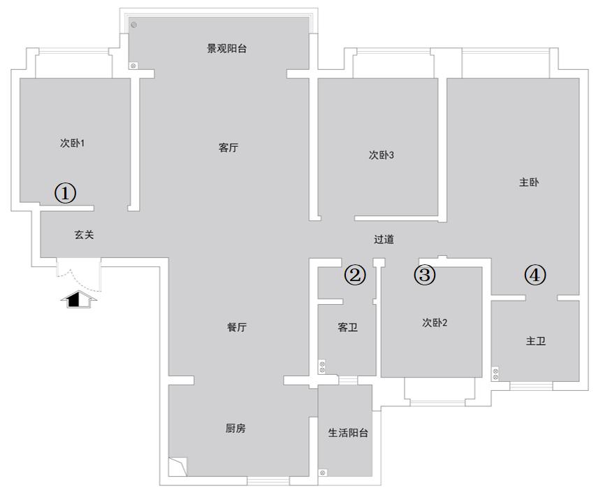 墨·白,两种极致色彩打造令人惊艳意式极简风的家