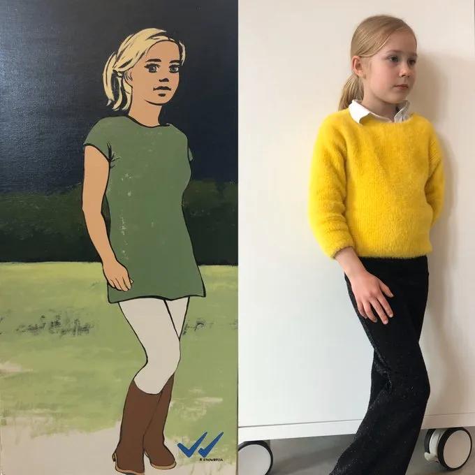 世界名画人物模仿搞笑,外国人恶搞画作