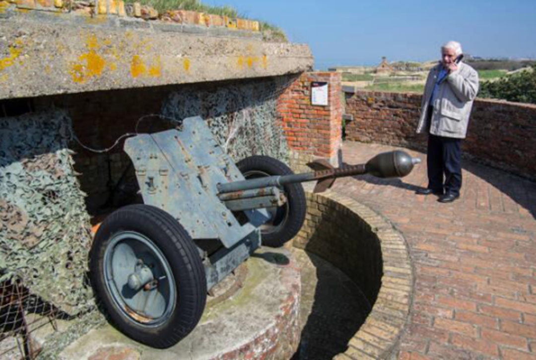 二战时期的工事遗址,二战堑壕工事分布图