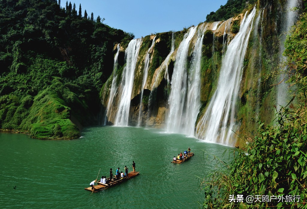罗平九龙瀑布附近油菜花风光图片,九龙瀑布和罗平油菜花一日游