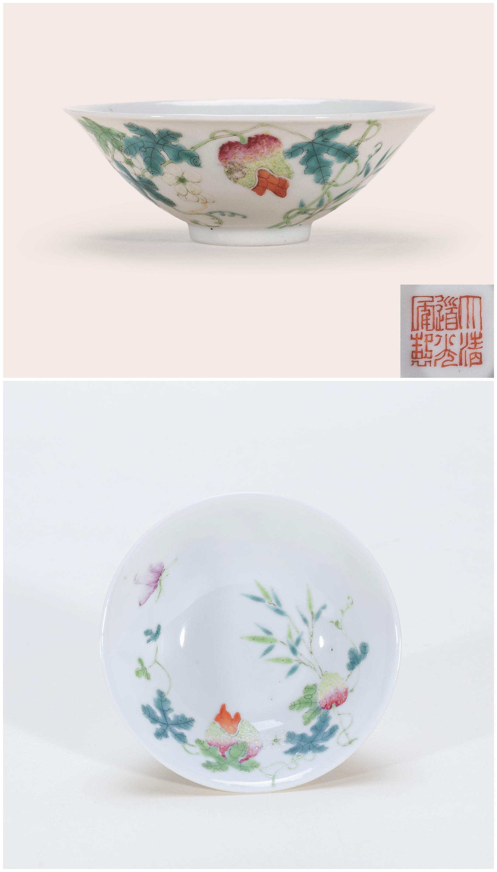 仿清民国粉彩大花瓶插花,乾隆粉彩百鹿尊插花