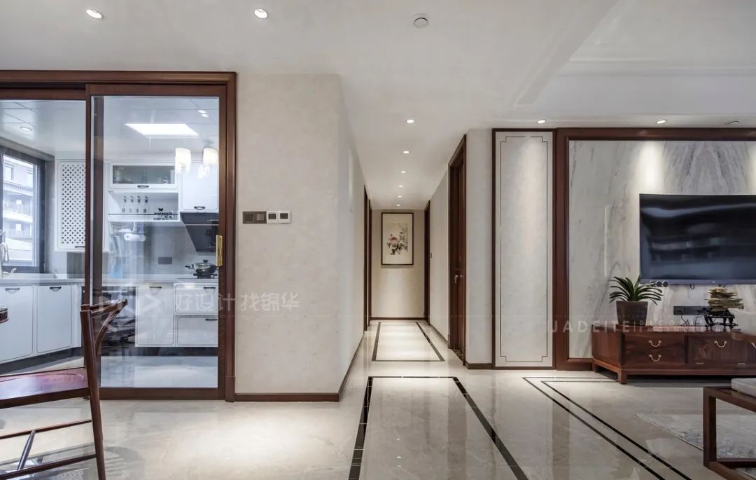 锦华新中式装修案例,锦华装修现场