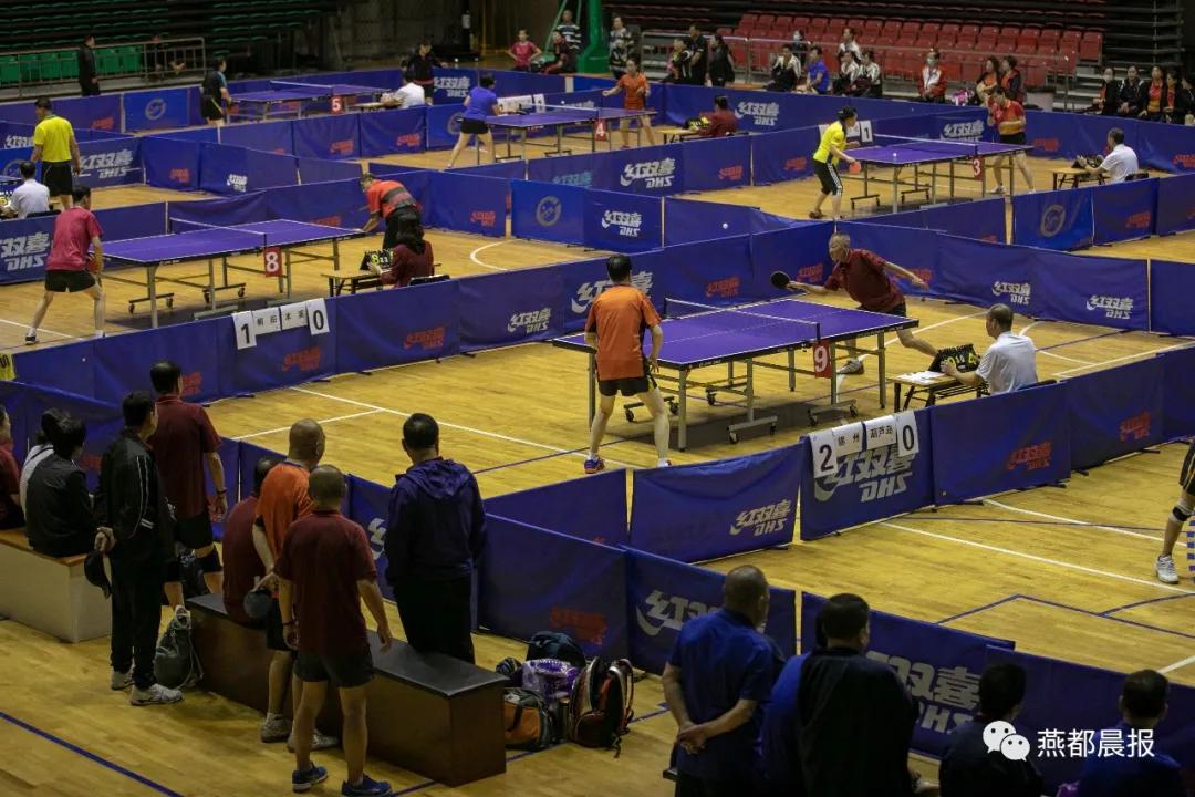 省老年人运动会乒乓球赛在朝阳举行