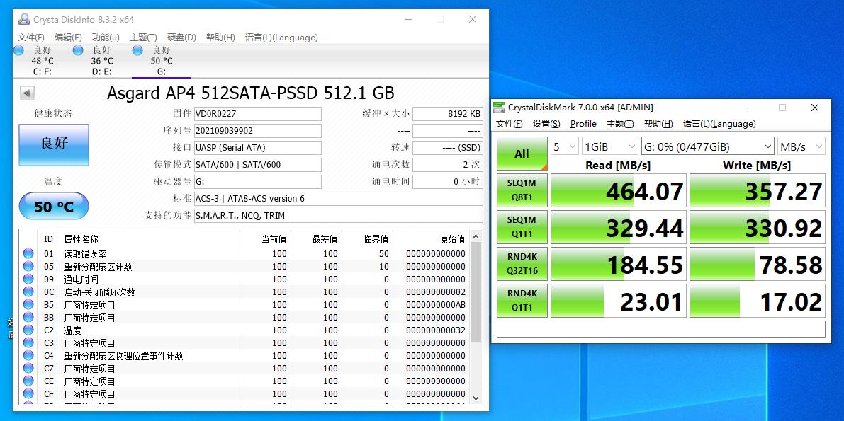 固态硬盘阿斯加特a1与an2评测,阿斯加特m2固态硬盘评测