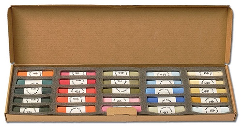 色粉笔调色技巧和方法,色粉笔画完怎么保管