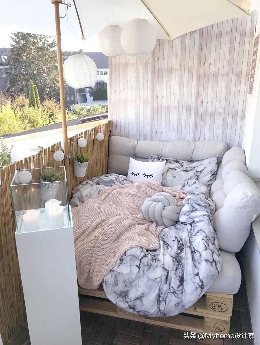 超好看的阳台装修,8米长超长阳台怎么装修好看