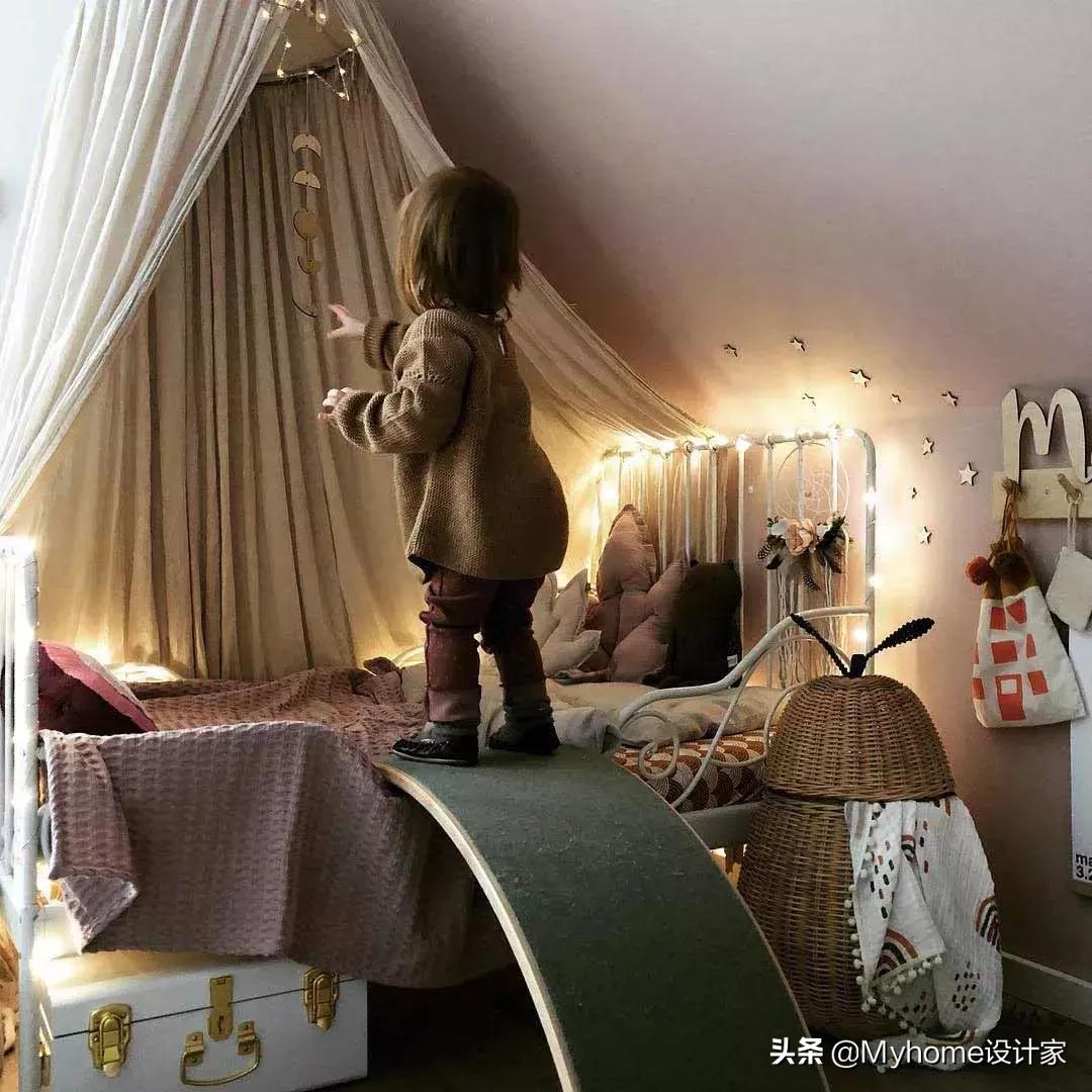 如何布置梦幻的儿童房,小孩就能布置的儿童房
