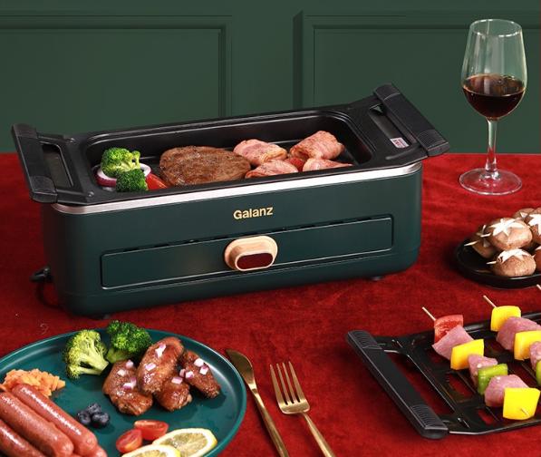 为青春再添“火”力网红家电格兰仕QFH09多功能煎烤炉