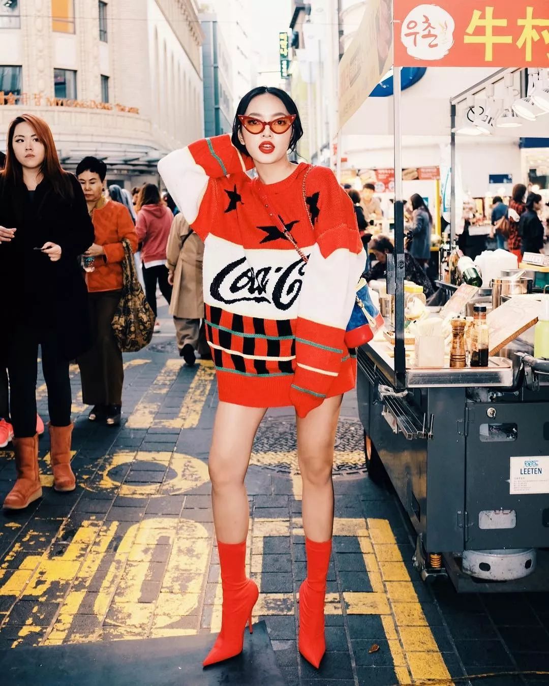 韩国撞脸宋慧乔的年轻女明星,长相甜美撞脸宋慧乔