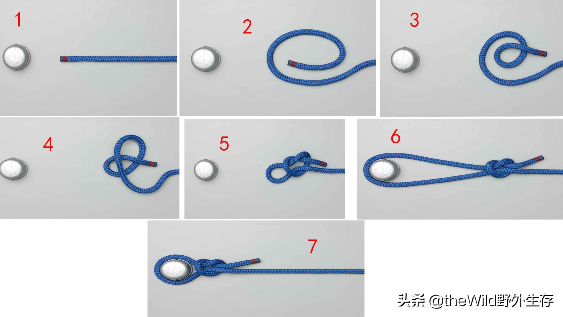 户外求生如何打绳结,野外生存25种绳结打法